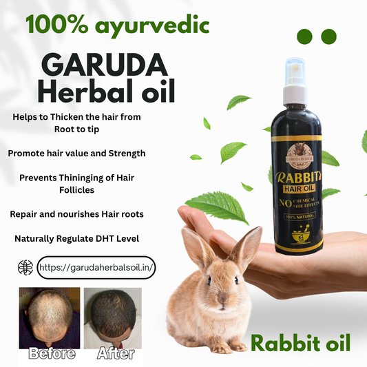 Rabit Herbal Hair Oil - 100% Effective! 250ML