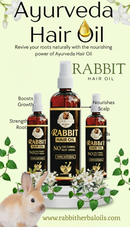 Garuda Rabit Herbal Hair Oil - 100% Effective!  Reviw  ⭐⭐⭐⭐☆765242