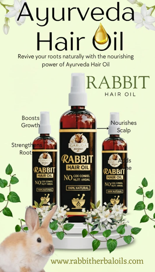 Garuda Rabit Herbal Hair Oil - 100% Effective!   Reviw  ⭐⭐⭐⭐☆ 735496
